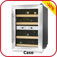 Weintemperierer von caso für 21 Flaschen