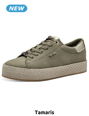 Tamaris Sneakers mit Plateau, khaki