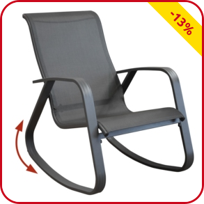 Schaukelstuhl mit Alurahmen