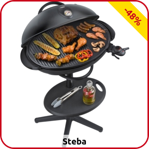 Elektrogrill mit Haube von Steba