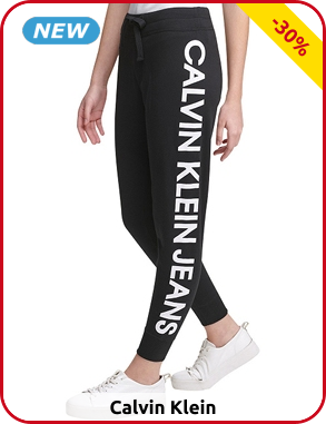 Calvin Klein Damenjogginghose, schwarz