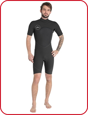 Paddelanzug für IHN, Shorts, schwarz/grau