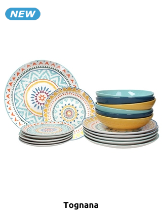 Tognana Tafelservice «Madison Maya», 18-teilig, für 6 Personnen