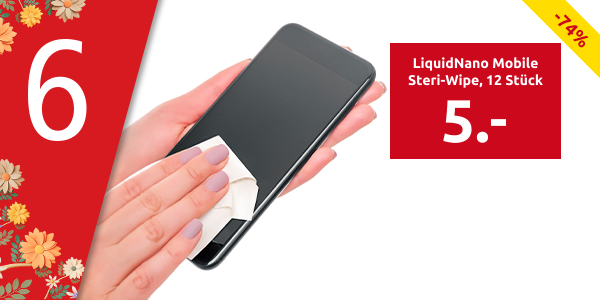 LiquidNano Mobile Steri-Wipe, 12 Stück