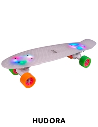 HUDORA Skateboard «Rainglow», mit LEDs