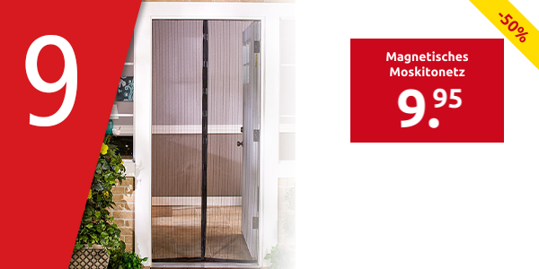 Magnetisches Moskitonetz