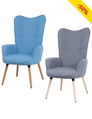 Sessel «Zaven», B 80 cm, grau