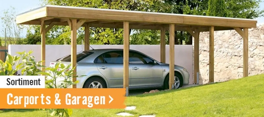 Sortiment Carports & Garagen