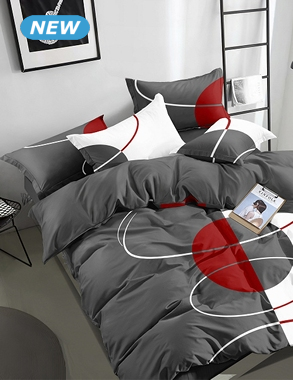 Duvetbezug «Tania» 160 x 210 cm + Pfulmenbezug 65 x 100 cm, rot