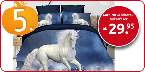 Garnitur «Einhorn», Mikrofaser