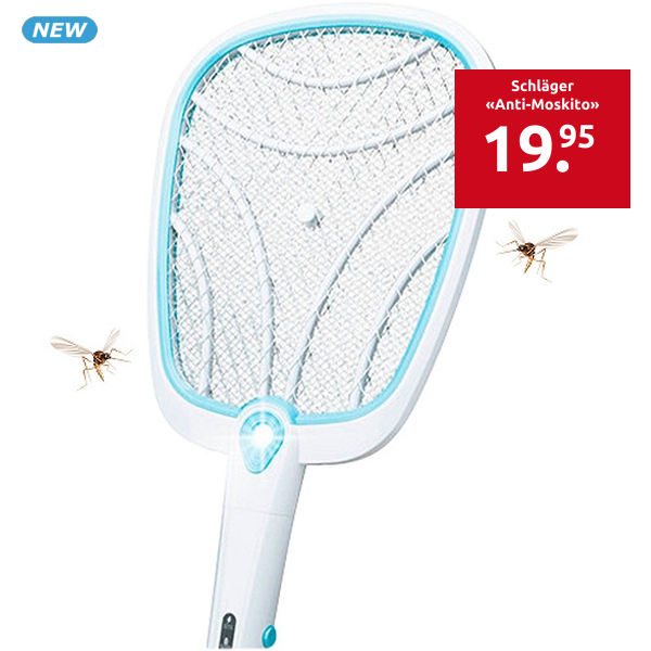 Schläger «Anti-Moskito», mit LED