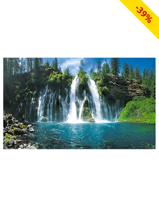 Deko-Tapete «Wasserfall», 180 x 300 cm