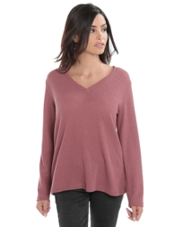 Leichter Pullover, altrosa
