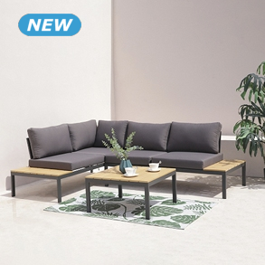 Gartenset «Beach», 2-teilig, grau