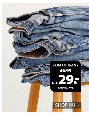 Slim fit jeans voor heren - nu voor 29 euro!