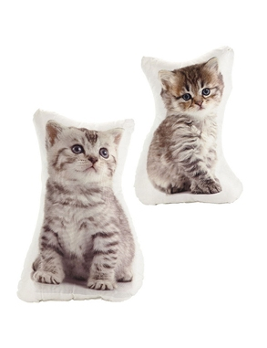 Kissen «Kätzchen», 2 Stück im Set, B 25 x H 40 cm