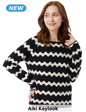 Pullover «Lou», schwarz/weiss