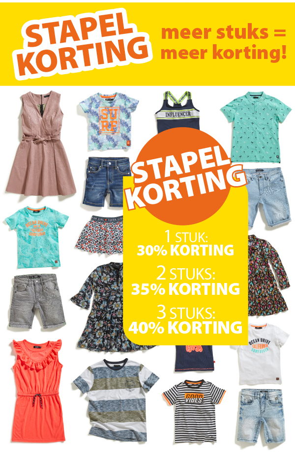 Stapelkorting bij terStal. Meer items is meer voordeel