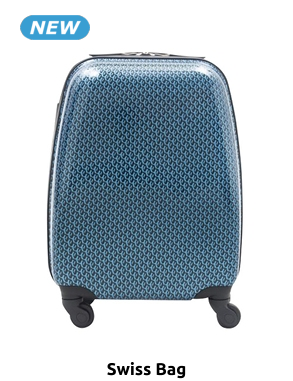 Swiss Bag Valise «Trolley Geometric Easyjet», blau