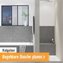 HORNBACH Ratgeber: Behgebare Dusche planen