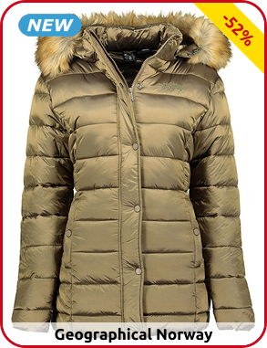 Geographical Norway Expedition Parka für Damen «Adela», grau