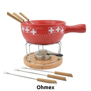 Ohmex Fondue-Set «FND 2227», mit Rechaud & 6 Gabeln