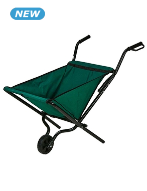 Zusammenklappbare Schubkarre, max. Belastung 30-40 kg, grün