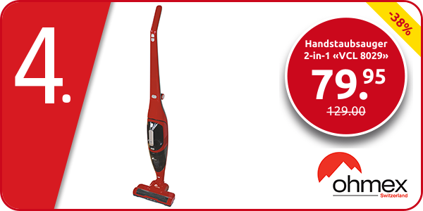 Handstaubsauger 2-in-1 «VCL 8029» Ohmex