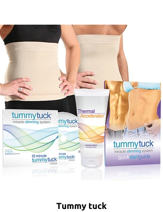 Schlankheitsgürtel, 3-teiliges Set «Tummy Tuck»