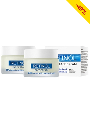Glättende Feuchtigkeitscreme «Retinol», 50 g, 2 Stück