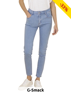 G-Smack Jeans denim, Push-up, blau verwaschen