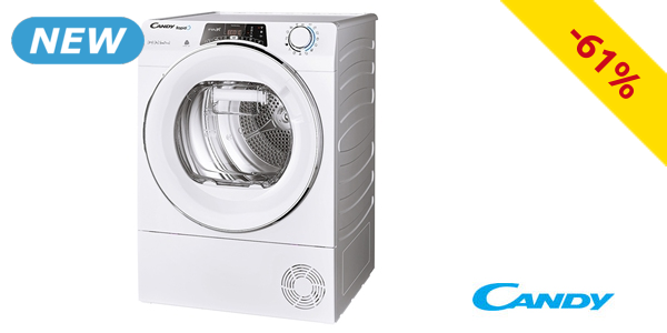 Candy verbundener Wäschetrockner mit Wärmepumpe, 8 kg