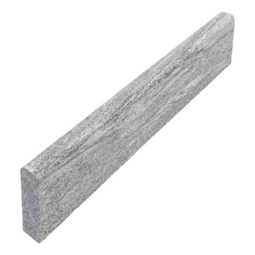 FLAIRSTONE Gneis Randstein Arctic grau beidseitig abgerundet 80 x 5 x 15 cm