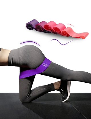 5 Strapazierfähige Fitnessbänder, 5 Widerstandsstufen