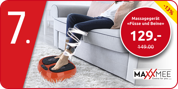 Maxxmee Massagegerät «Füsse und Beine», TV Werbung