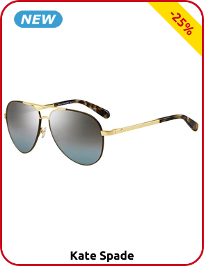 Kate Spade Damensonnenbrille «Amarissa», grau