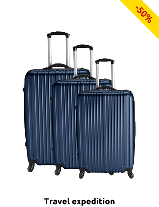 Kofferset «Locarno», 3-teilig, navy