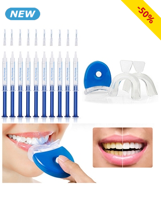 Zahnaufhellungsset, mit Aufhellungslampe