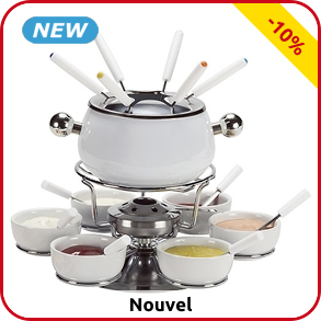 Nouvel Fondue Set «Sarina», 21-teilig, für 6 Personen