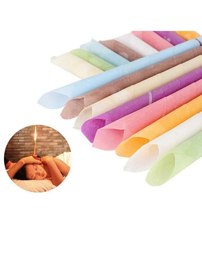 Ohrenkerzen, 32 Stück + 16  Aluminiumenden