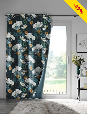 Lichtundurchlässiger Vorhang «Osaka», H 260, B 135 cm