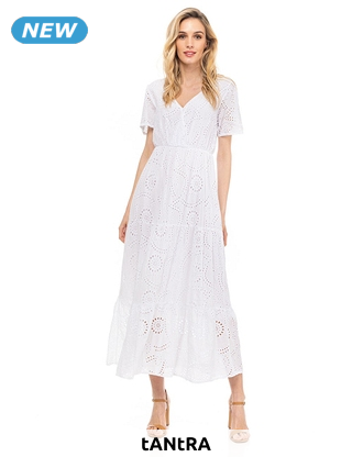 tANtRA Kleid «Naturelle», weiss