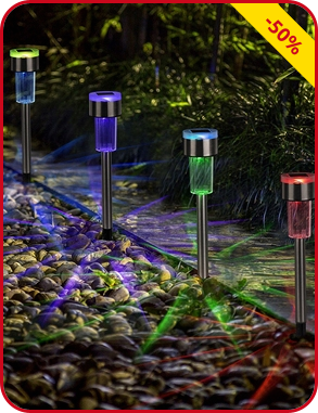 Gartenlampen LED Color Light, 12 Stück