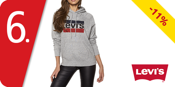 Levi's Damen-Hoodie, grau