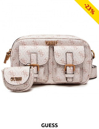 GUESS Handtasche «No Limit», mit Pochette, rosa