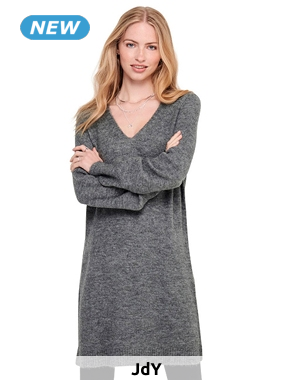 JACQUELINE de YONG Jerseykleid, grau