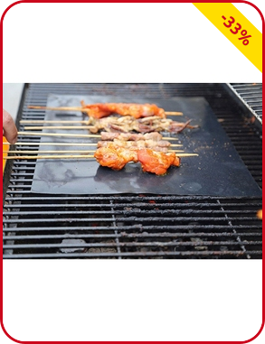 Grillteppich «Grill Mat», 5 Stück