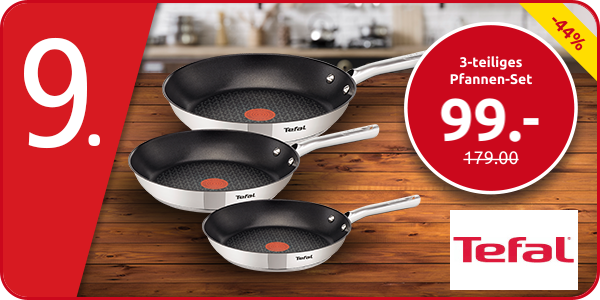 3-teiliges Pfannen-Set von Tefal
