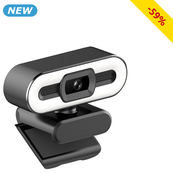 Webcam mit Licht, Auflösung 1920 x 1080