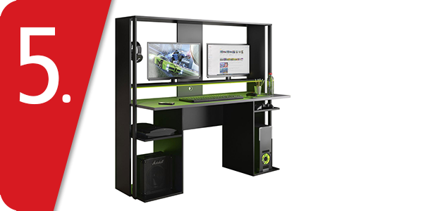 Schreibtisch «Gamer» mit LED